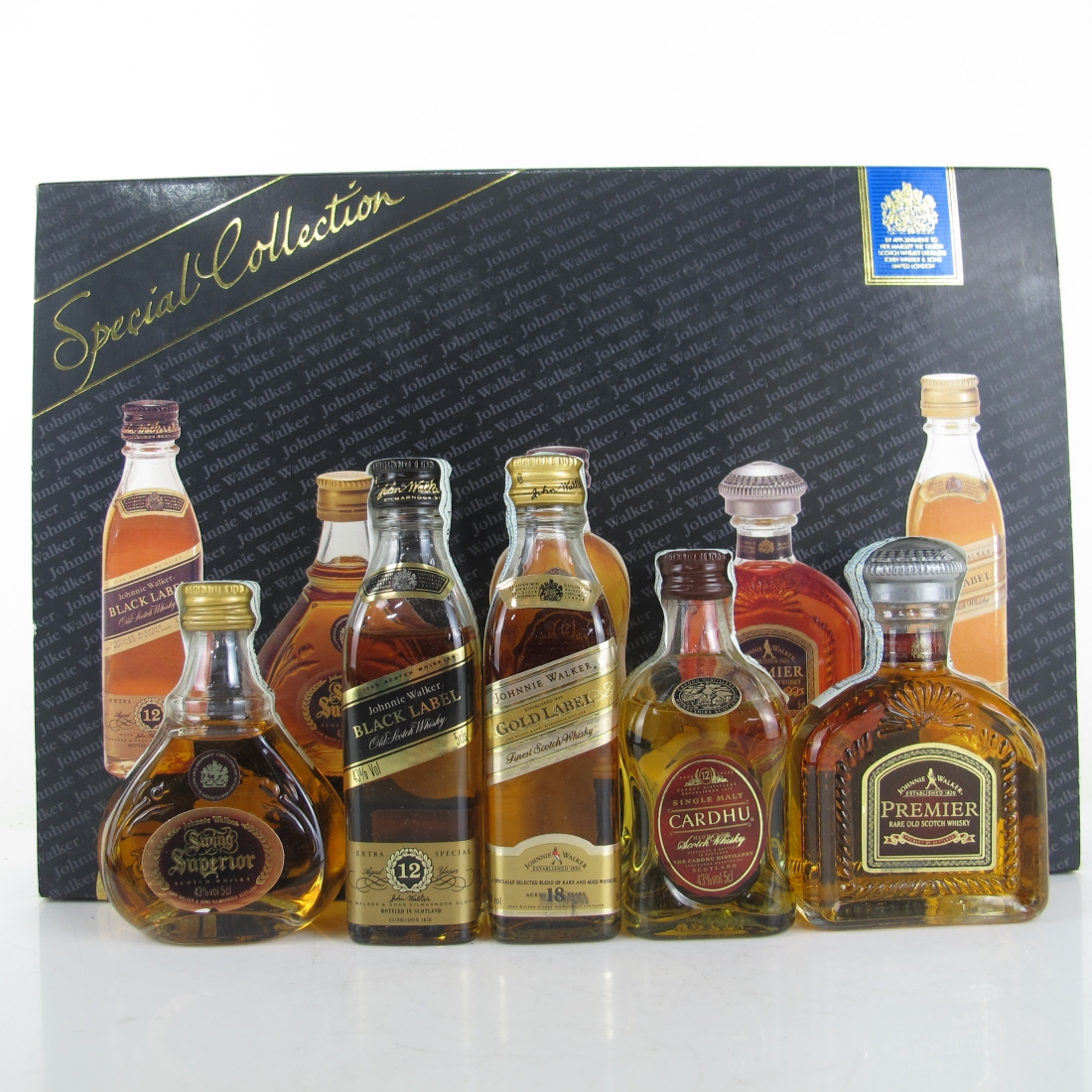 Johnnie Walker Special Collection Miniatures 5 x 5cl