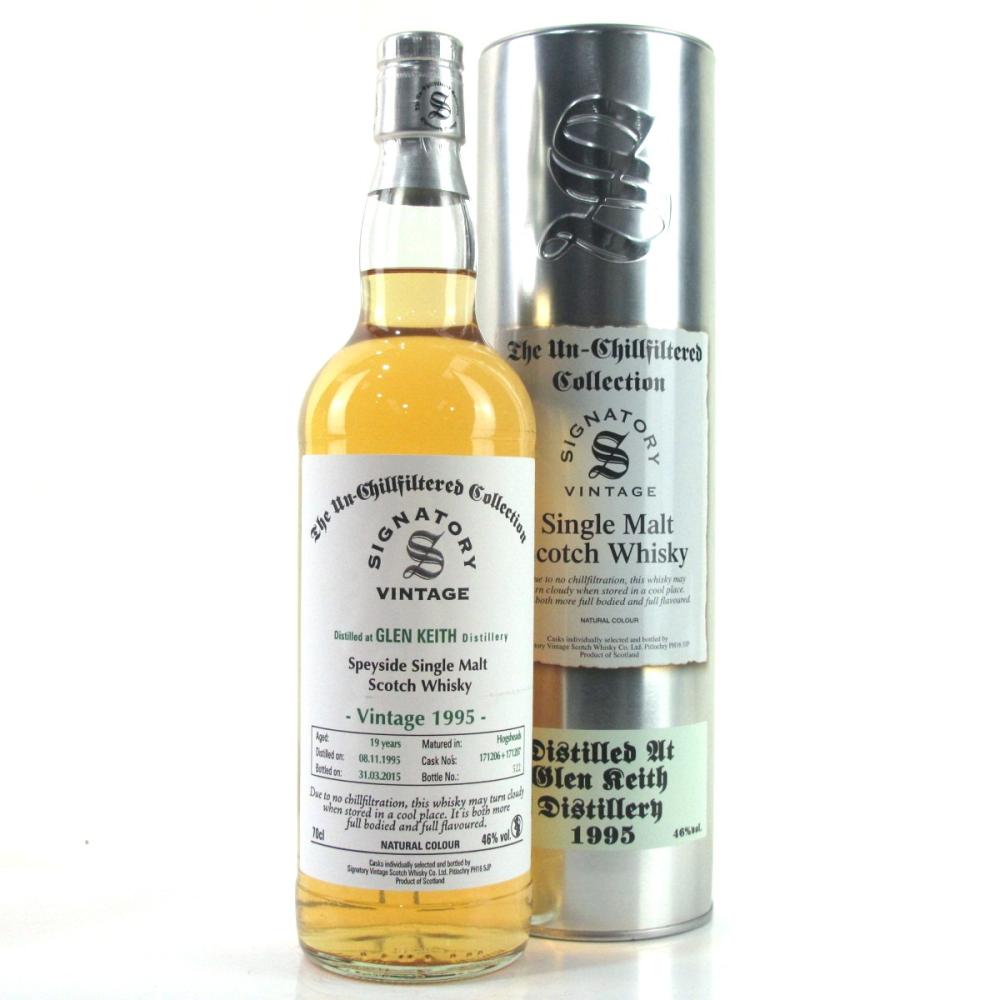 Glen Keith 1995 Signatory Vintage 19 Year Old