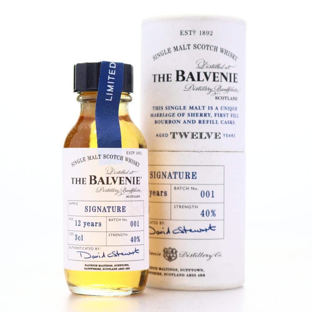 Balvenie 12 Year Old Signature Batch #1 Sample