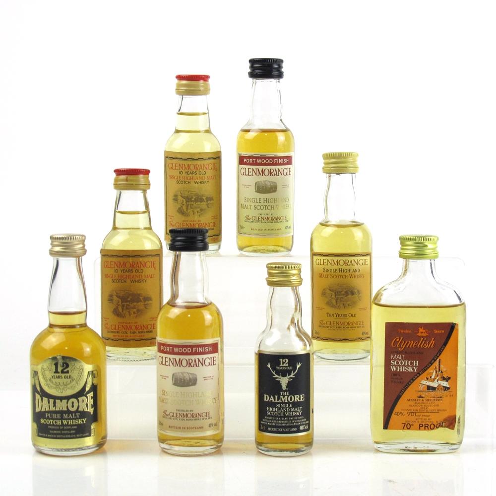 Tain Miniature Selection 8 x 5cl / Including Clynelish 1970s
