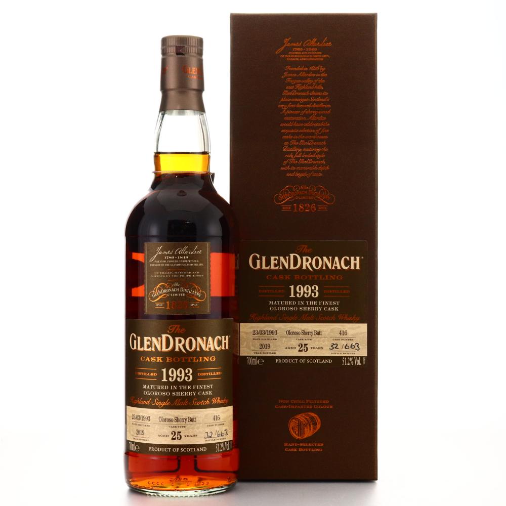 Glendronach 1993 Single Oloroso Cask 25 Year Old #416