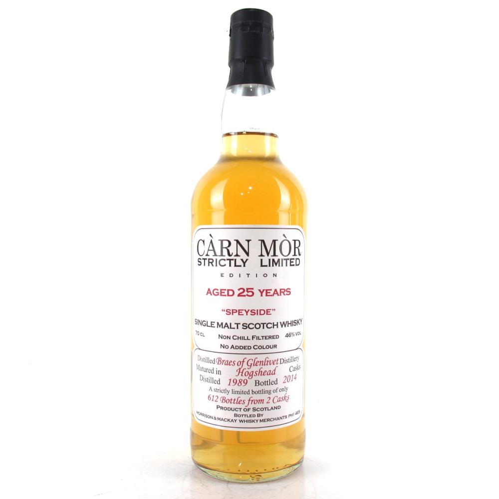 Braes of Glenlivet / Braeval 1989 Carn Mor 25 Year Old
