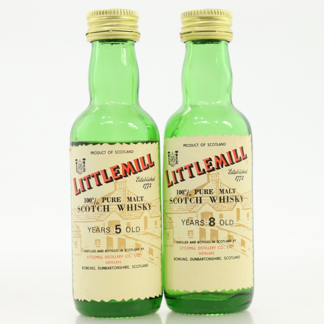 Littlemill 5 & 8 Year Old Miniature x 2 1970s