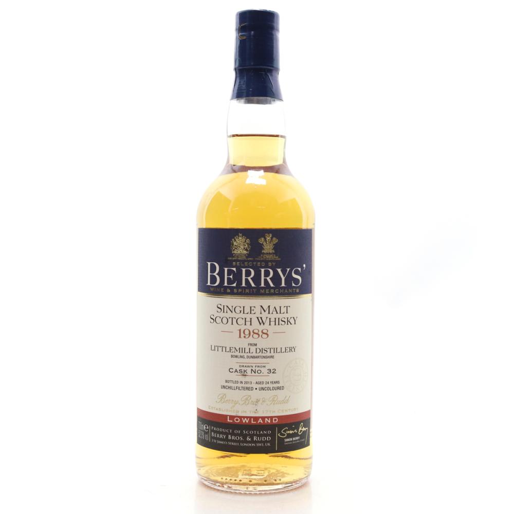 Littlemill 1988 Berry Brothers and Rudd 24 Year Old