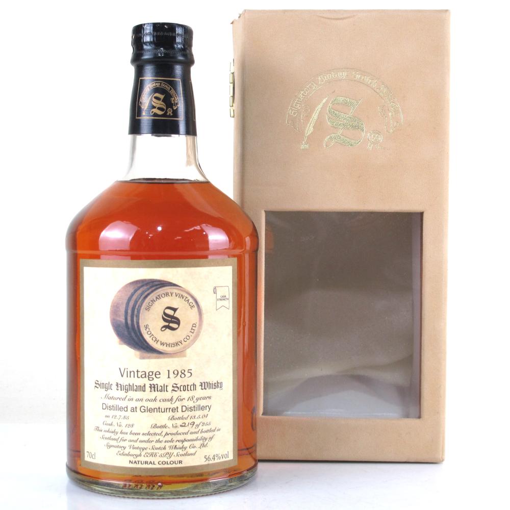 Glenturret 1985 Signatory Vintage 18 Year Old Cask Strength
