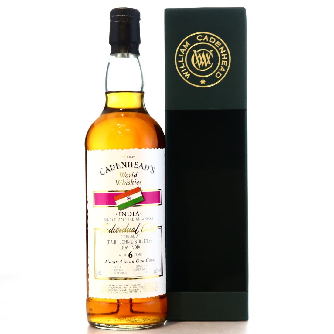Paul John 6 Year Old Cadenhead's World Whiskies