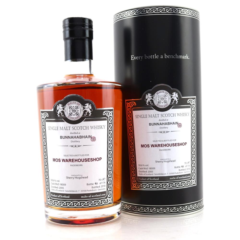 Bunnahabhain 2005 Malts of Scotland Sherry Hogshead / MoS Warehouseshop