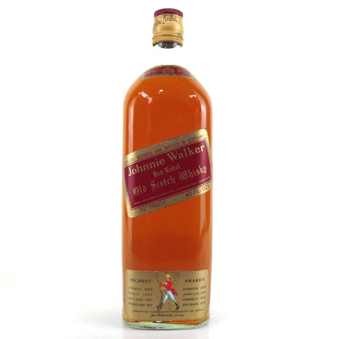 Johnnie Walker Red Label 1960-70s Whisky | Whisky Auctioneer
