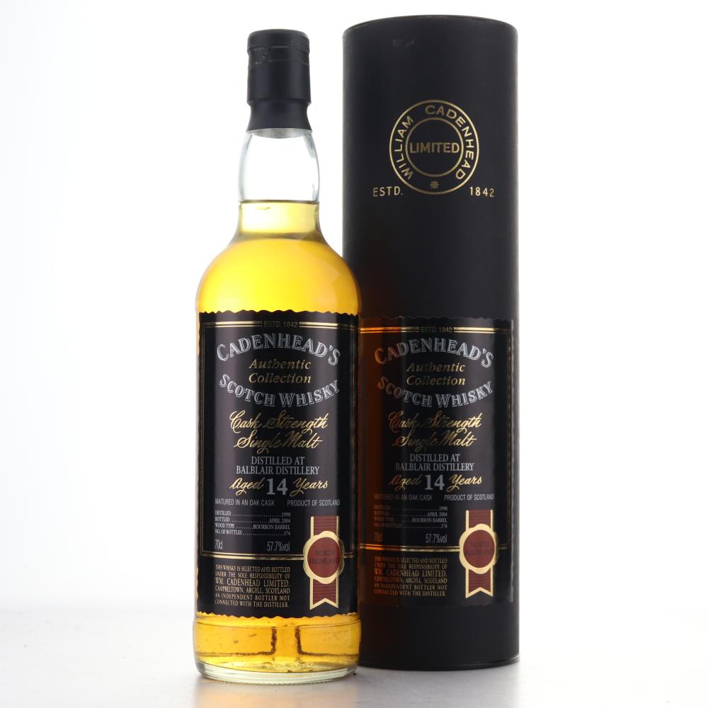 Balblair 1990 Cadenhead's 14 Year Old