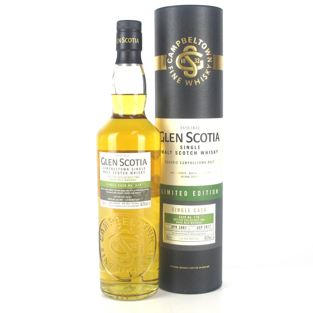 Glen Scotia 2007 Single Cask #178 / Royal Mile Whiskies Exclusive