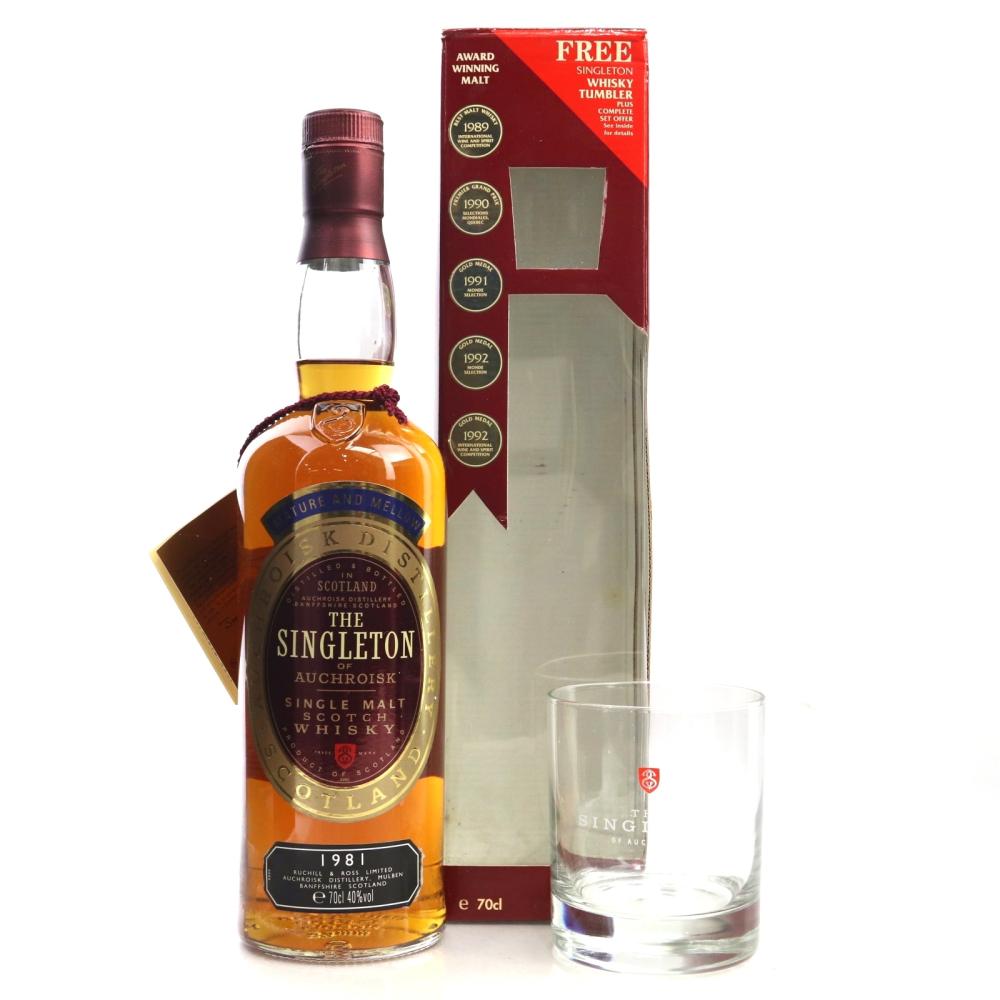 Singleton of Auchroisk 1981 / with Glass