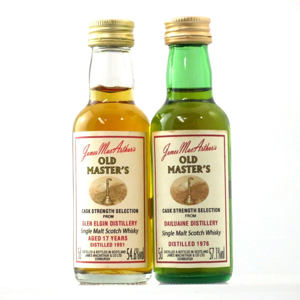 Glen Elgin 1991 and Dailuaine 1976 James MacArthur Miniatures 2 x 5cl