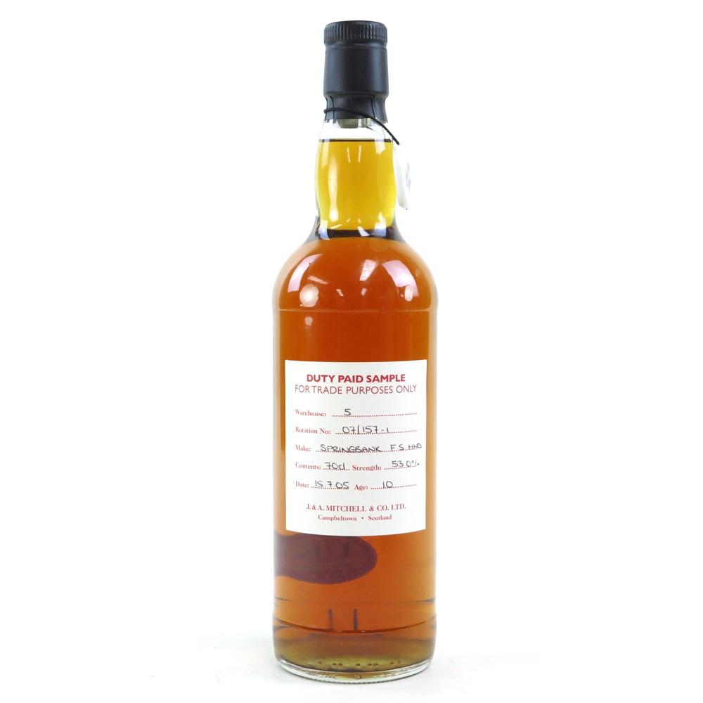 Springbank 2005 Fresh Sherry Hogshead 10 Year Old