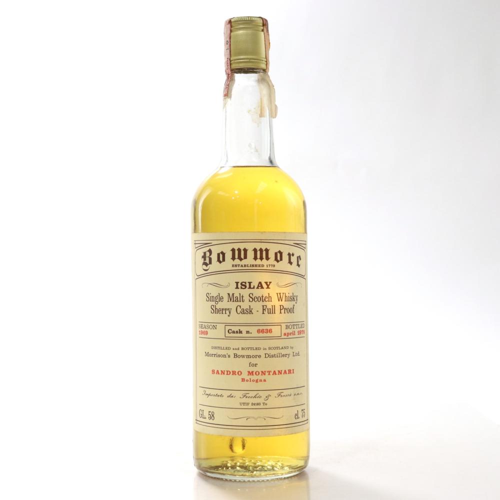 Bowmore 1969 Single Cask #6636 for Sandro Montanari / Fecchio & Frassa Import