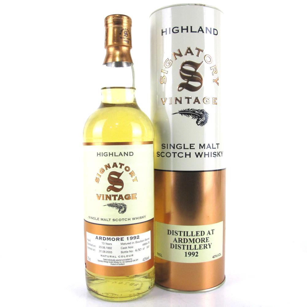 Ardmore 1992 Signatory Vintage 13 Year Old