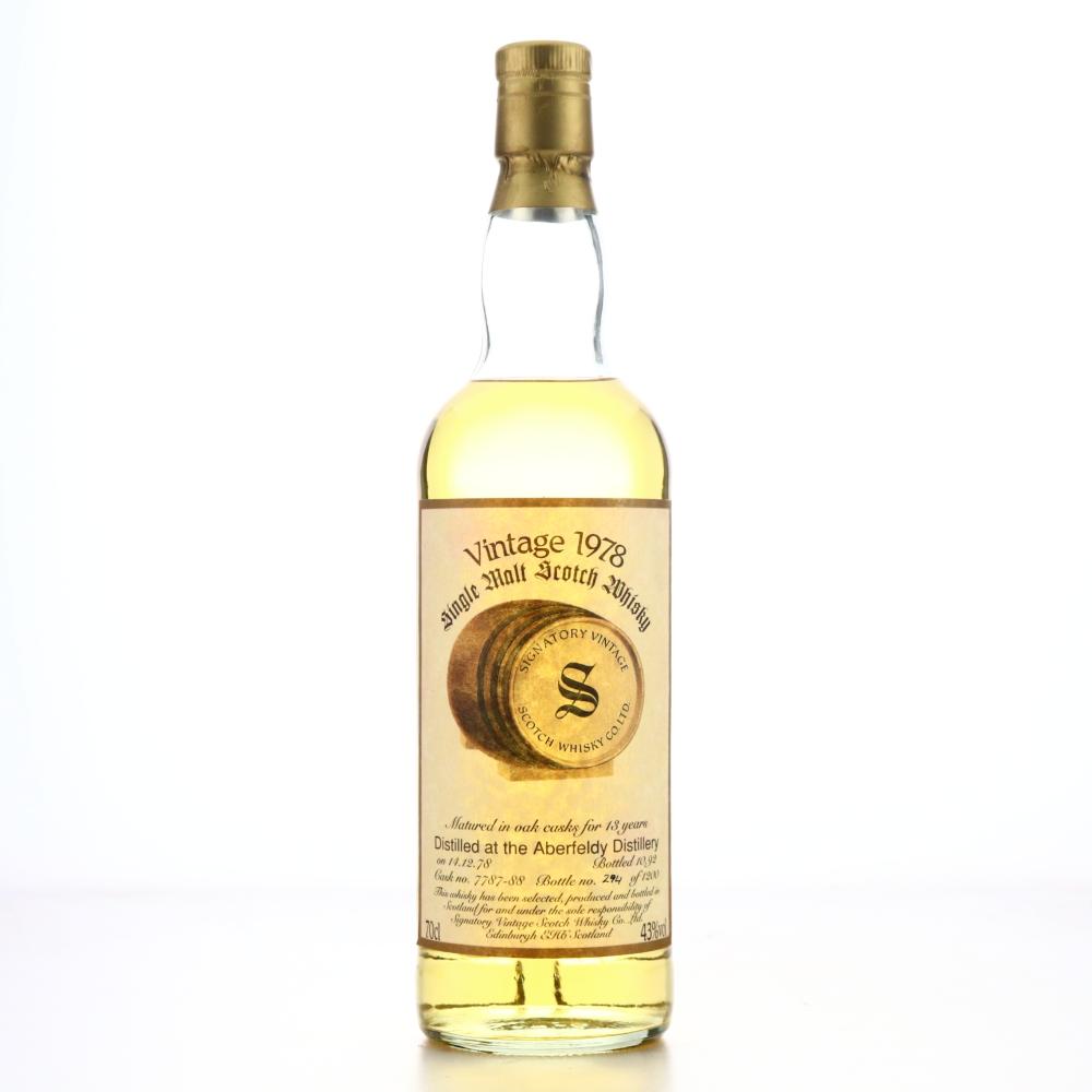 Aberfeldy 1978 Signatory Vintage 13 Year Old