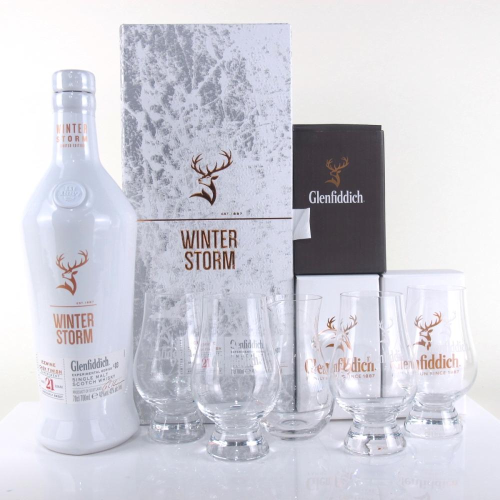 Glenfiddich 21 Year Old Experimental Series #3 Winter Storm / Including Glassware