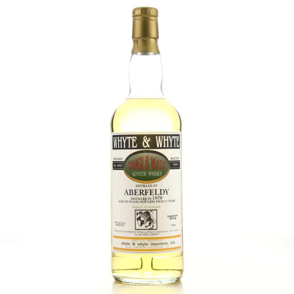Aberfeldy 1978 Whyte and Whyte 15 Year Old 75cl / Spirits Library