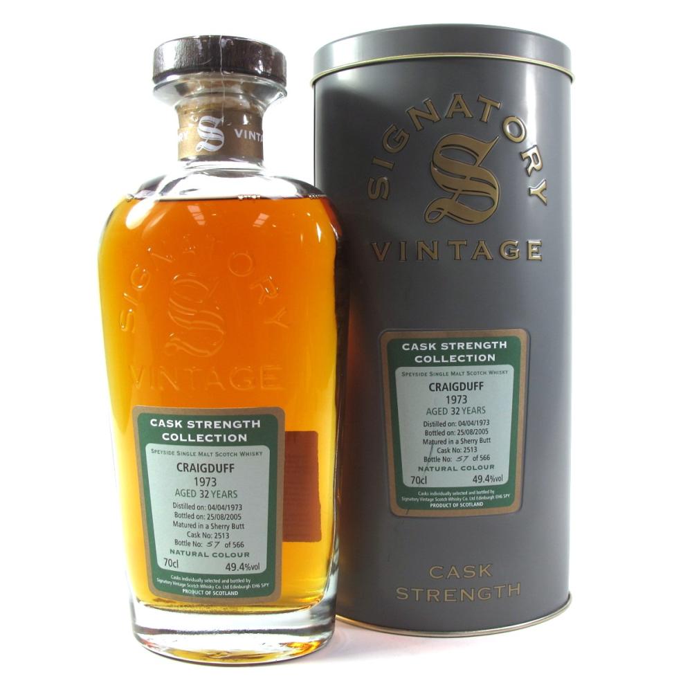 Craigduff / Strathisla 1973 Signatory Vintage Cask Strength 32 Year Old