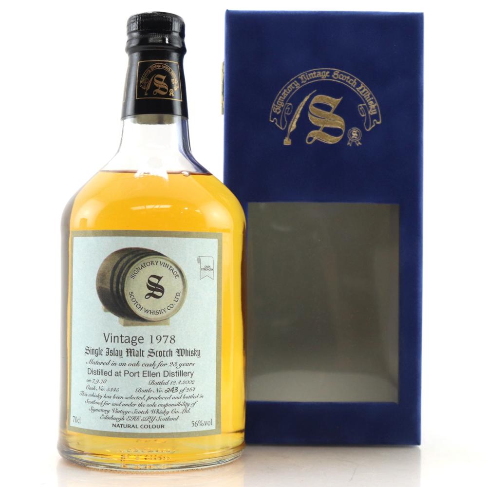 Port Ellen 1978 Signatory Vintage 23 Year Old / Cask #5345