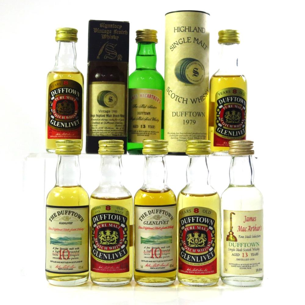 Dufftown Miniature Selection x 10