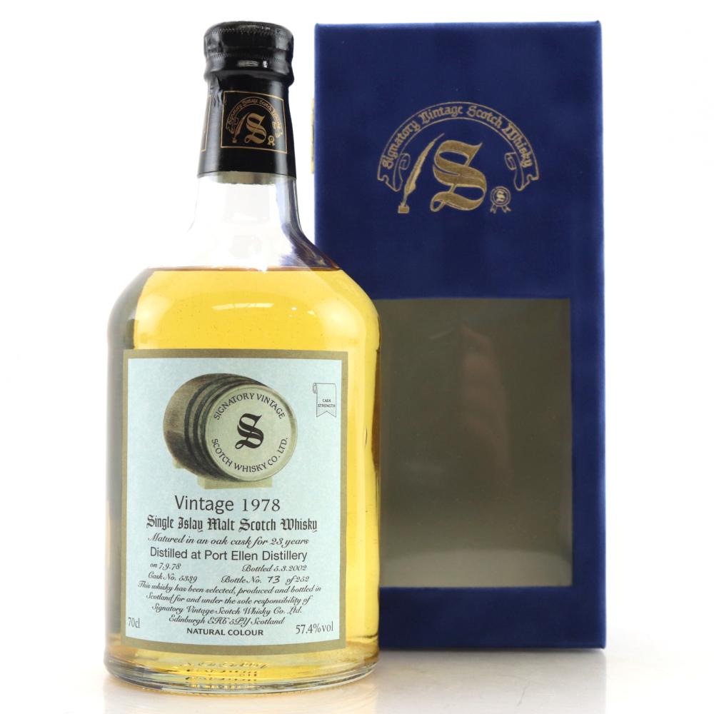 Port Ellen 1978 Signatory Vintage 23 Year Old / Cask #5339