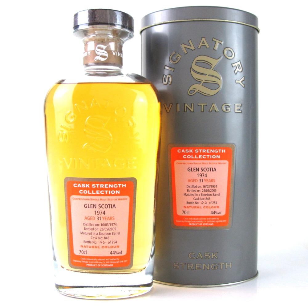 Glen Scotia 1974 Signatory Vintage 31 Year Old