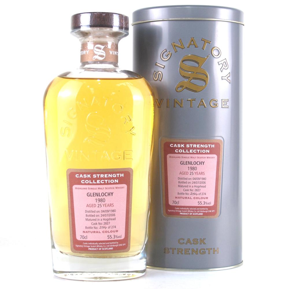 Glenlochy 1980 Signatory Vintage 25 Year Old Cask Strength