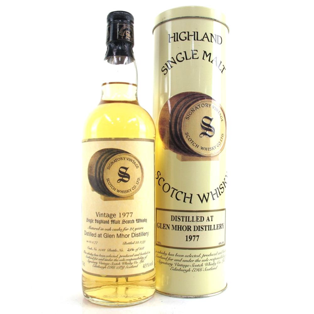 Glen Mhor 1977 Signatory Vintage 21 Year Old