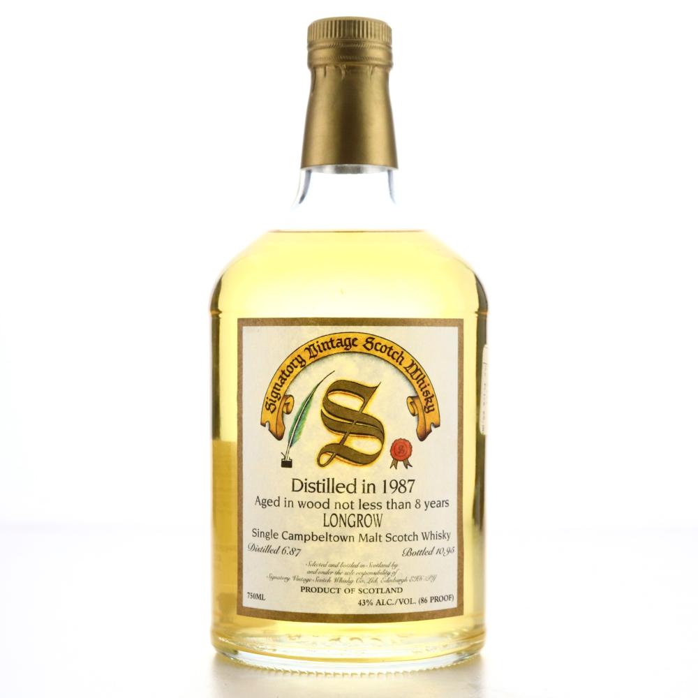 Longrow 1987 Signatory Vintage 8 Year Old 75cl / US Import