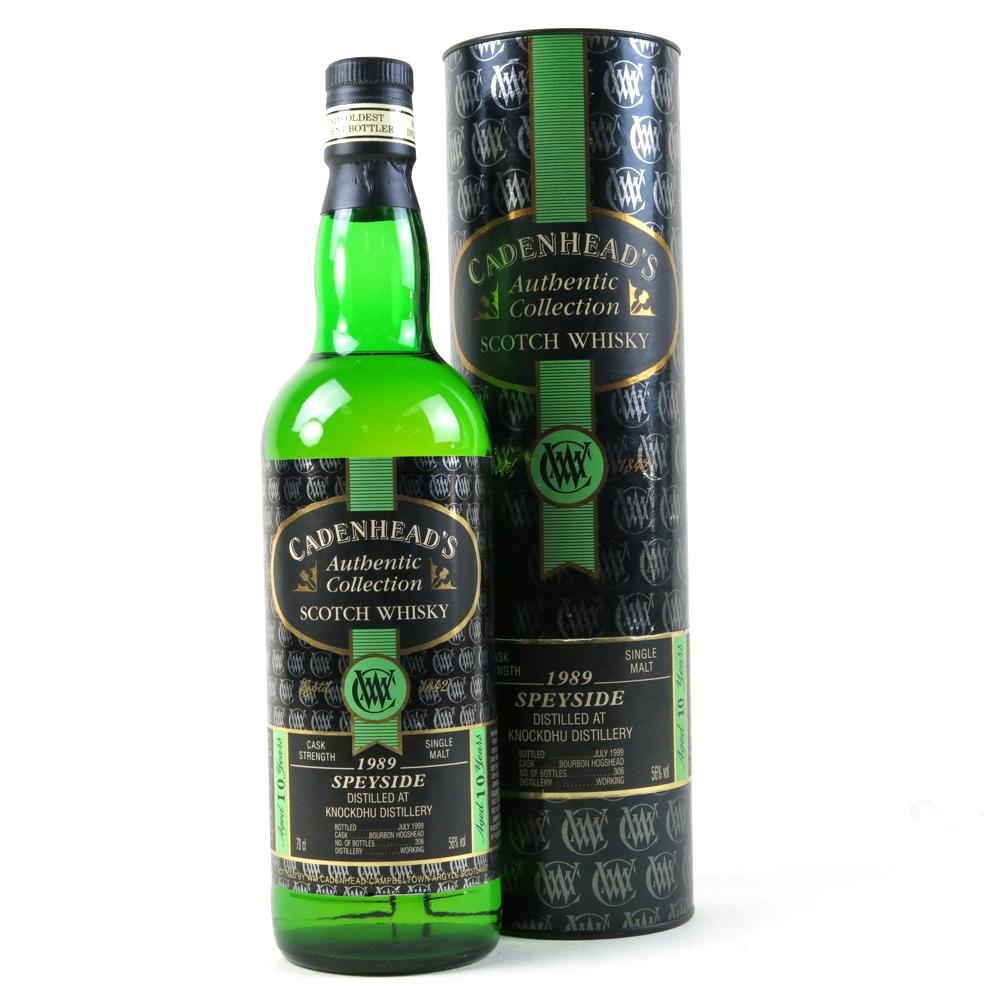 Knockdhu / An Cnoc 1989 Cadenhead's 10 Year Old