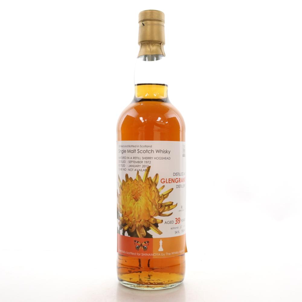 Glen Grant 1972 Whisky Agency 39 Year Old / Shinanoya