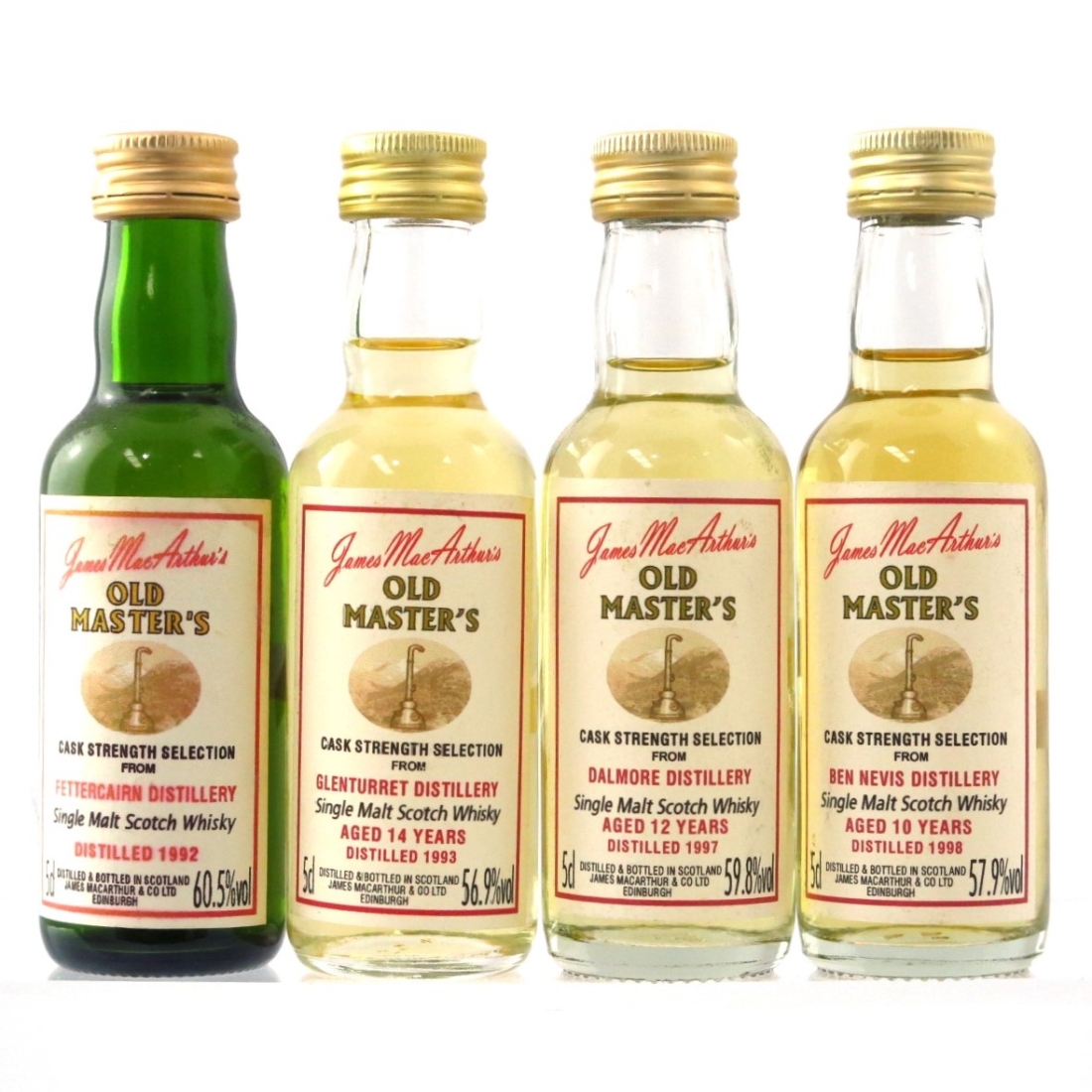 James MacArthur's Highland Miniature Selection 4 x 5cl