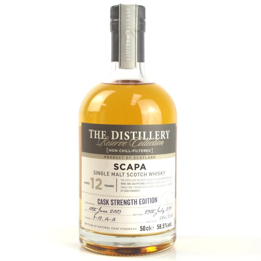 Scapa 2003 Cask Strength Edition 12 Year Old