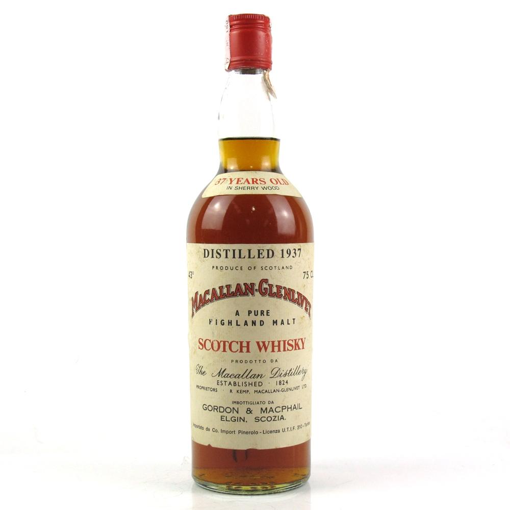 Macallan 1937 Gordon and MacPhail 37 Year Old