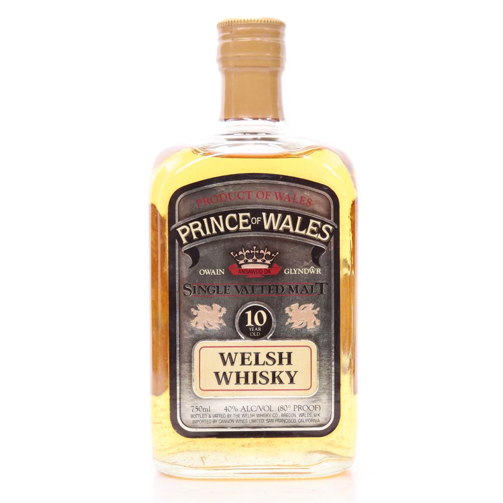 Prince of Wales Single Vatted Malt 10 Year Old Welsh Whisky 75cl / US Import
