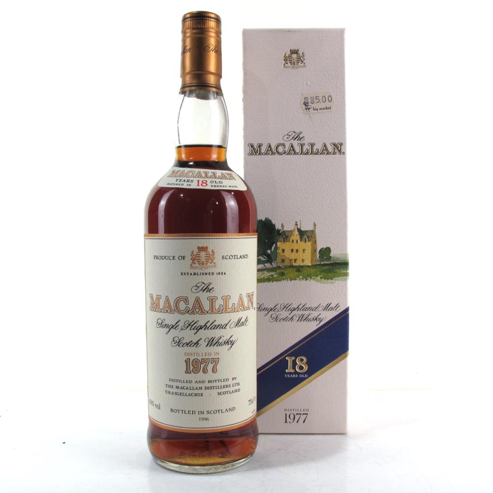 Macallan 18 Year Old 1977 75cl / Duty Free
