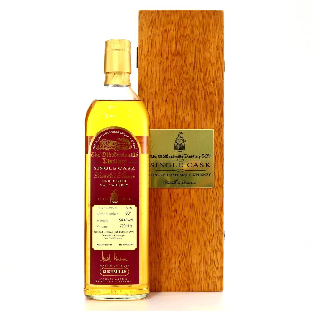Bushmills 1986 Single Cask / German Pub Edition 2001
