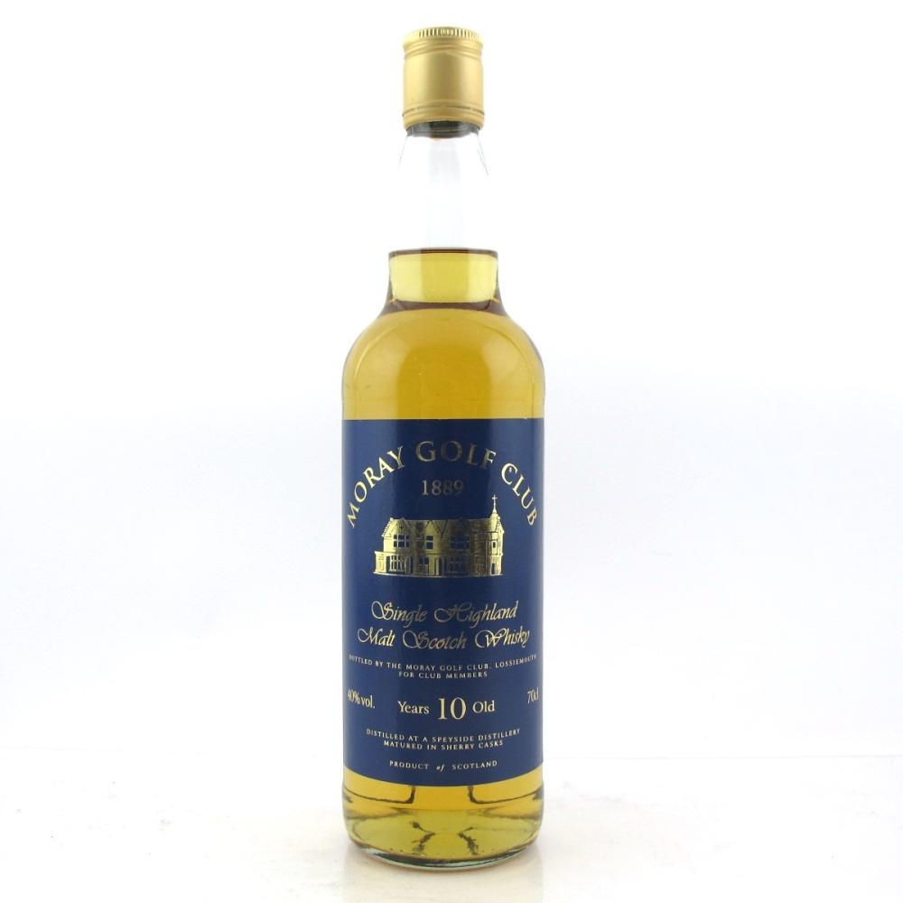 Moray Golf Club 10 Year Old Speyside Single Malt