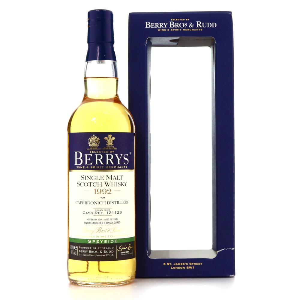 Caperdonich 1992 Berry Brothers and Rudd 21 Year Old
