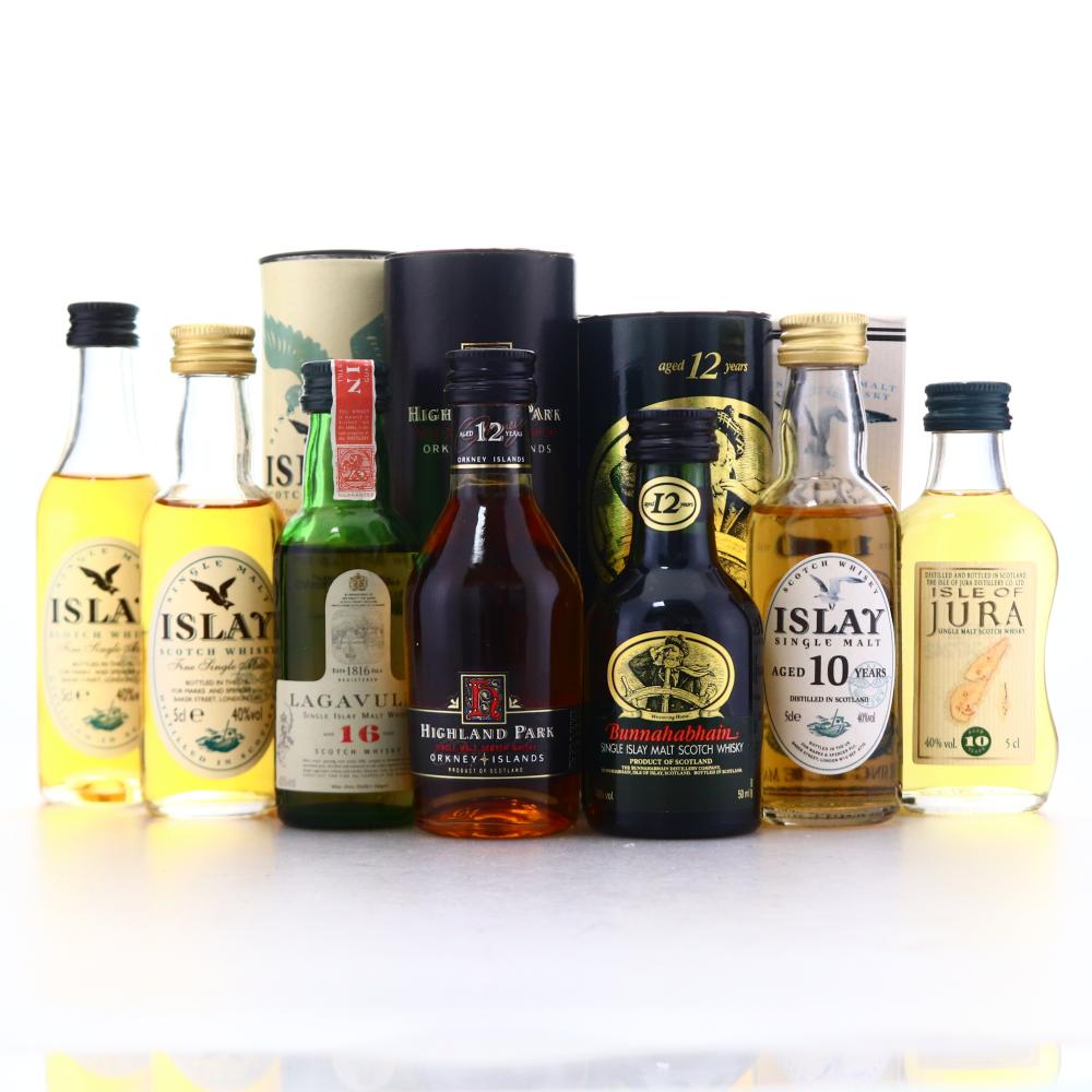 Island Single Malt Miniatures x 7