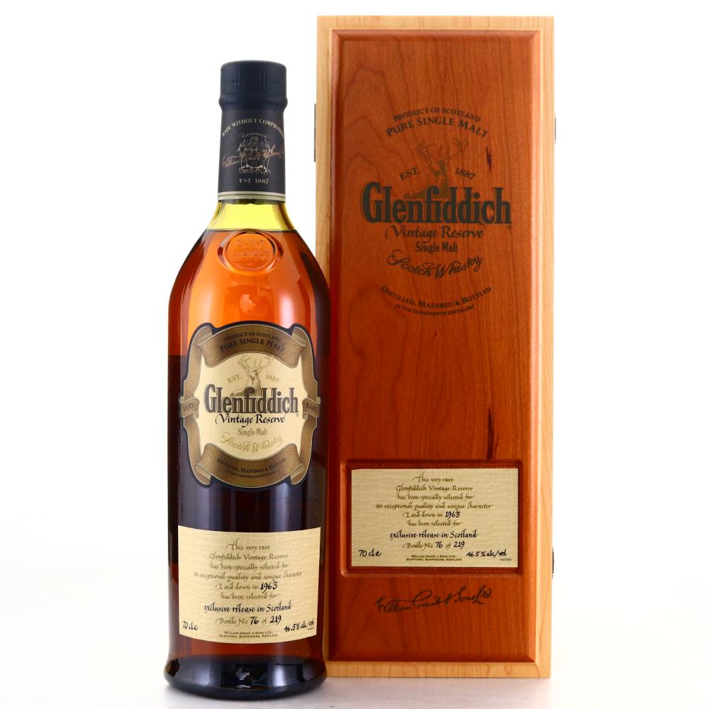 Glenfiddich 1963 Vintage Reserve #12730 / Scotland