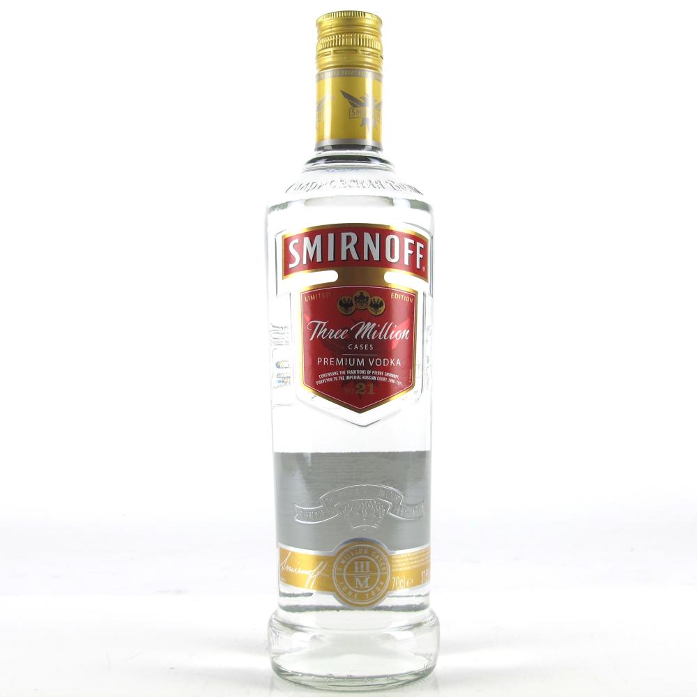 Smirnoff Vodka Three Million Cases