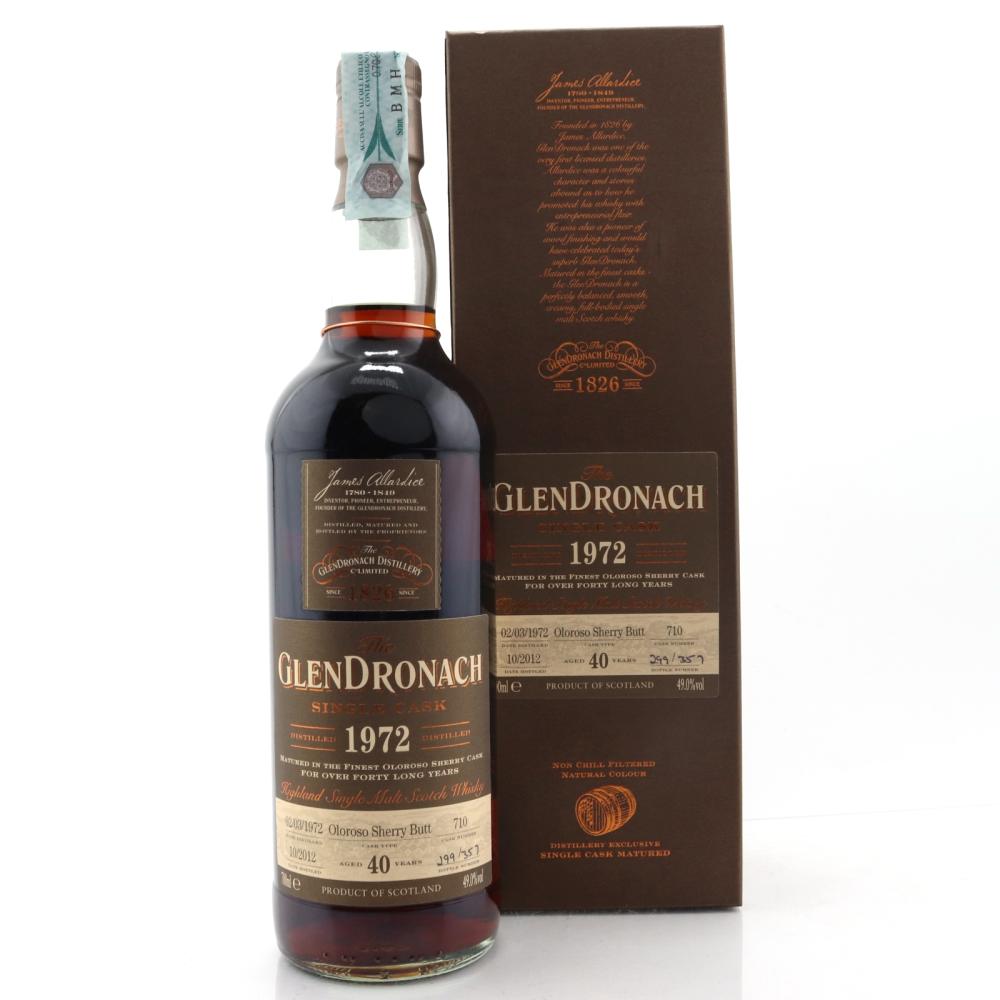Glendronach 1972 Single Cask 40 Year Old  #710
