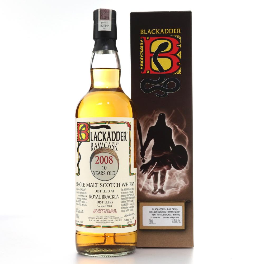Royal Brackla 2008 Blackadder 10 Year Old / Raw Cask