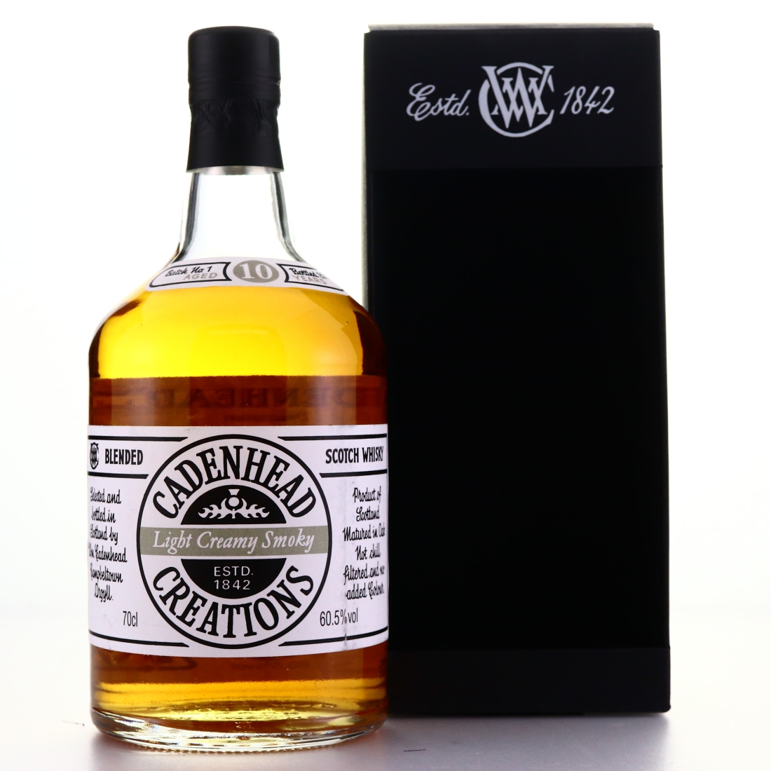 Cadenhead Creations 10 Year Old Light Creamy Smoky Batch #1