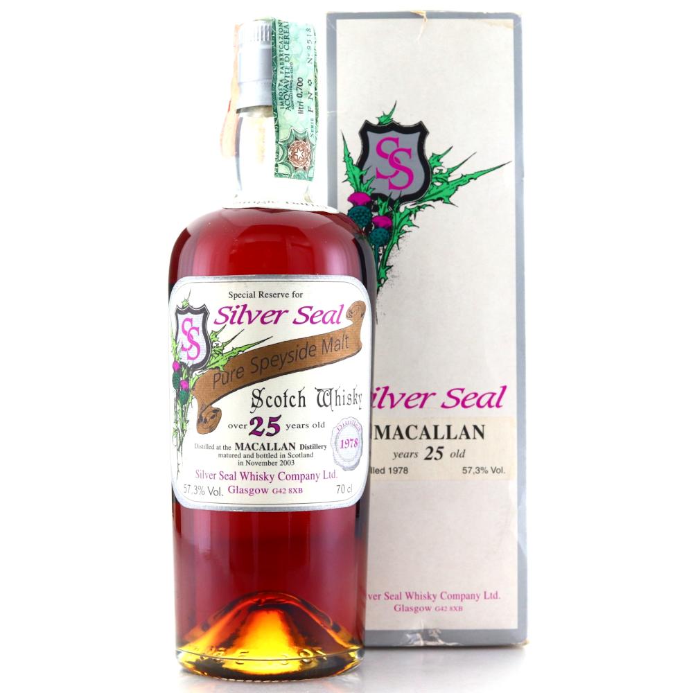 Macallan 1978 Silver Seal 25 Year Old