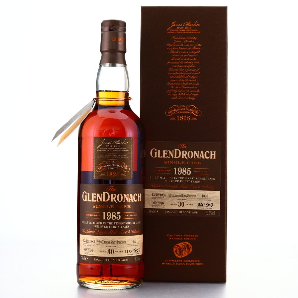 Glendronach 1985 Single PX Cask 30 Year Old #1037