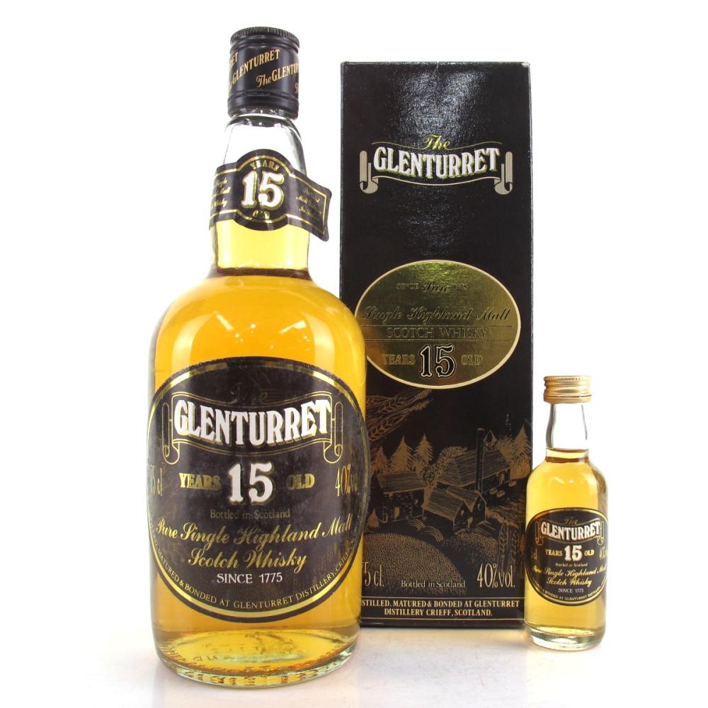 Glenturret 15 Year Old 1980s / with Miniature 5cl