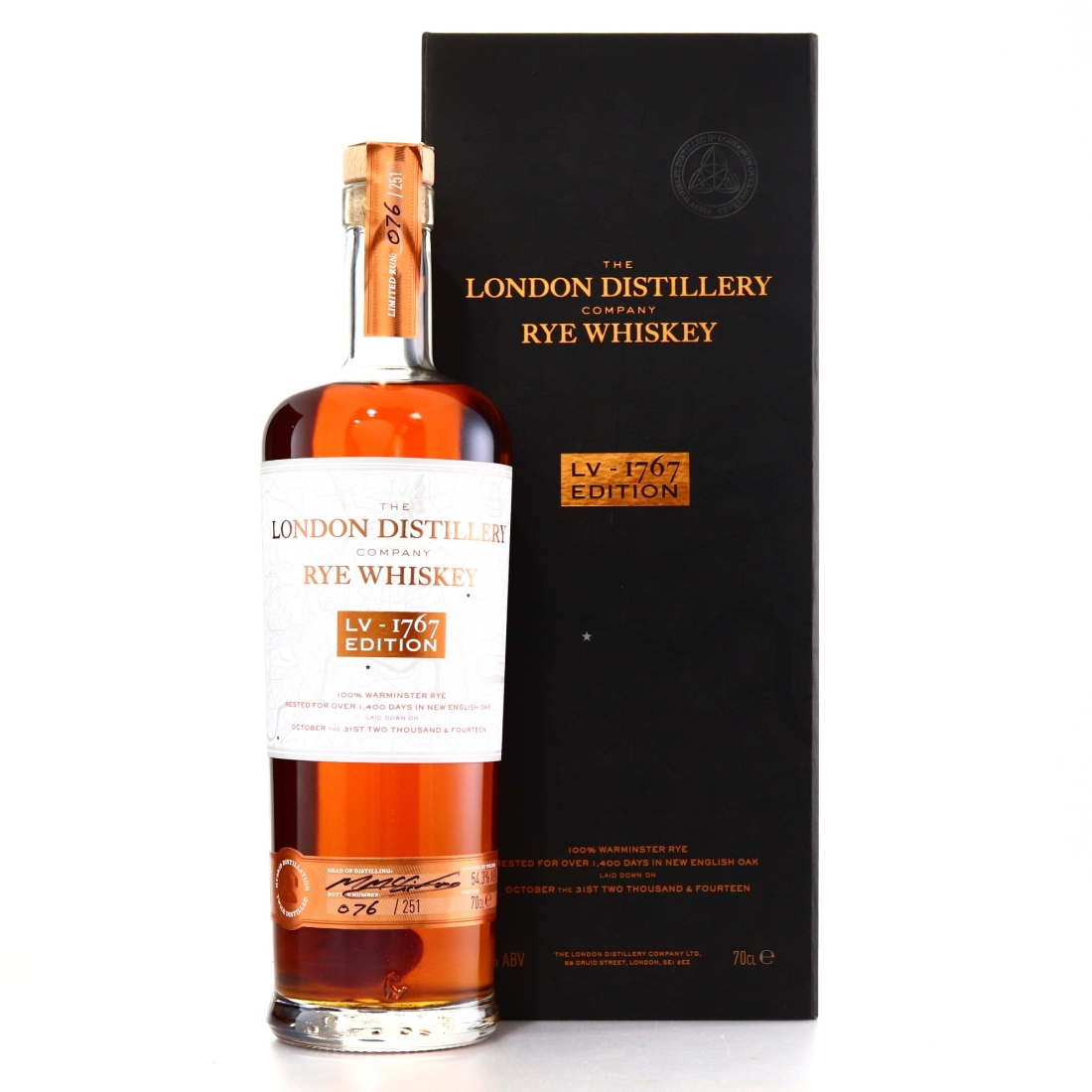 London 2014 Rye Whisky